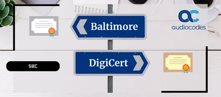 Import the DigiCert Root G2 certificate into an Audiocodes SBC