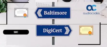 Importer le certificat DigiCert Root G2 dans un SBC Audiocodes