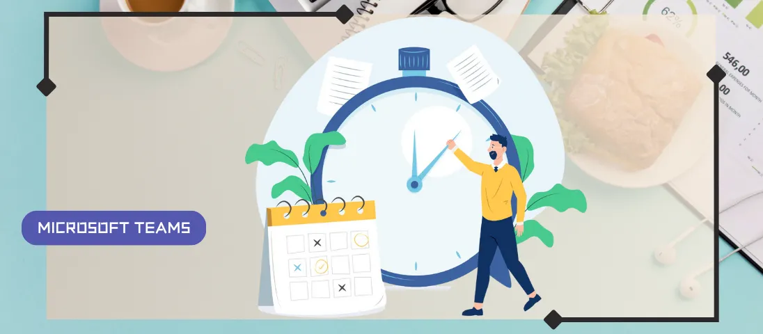 Displaying a countdown timer during Teams meetings